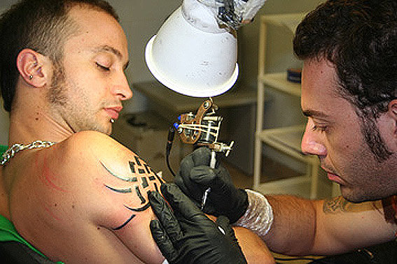 Danilo Tasco (Negramaro) Tattoo by Antonio Orlando